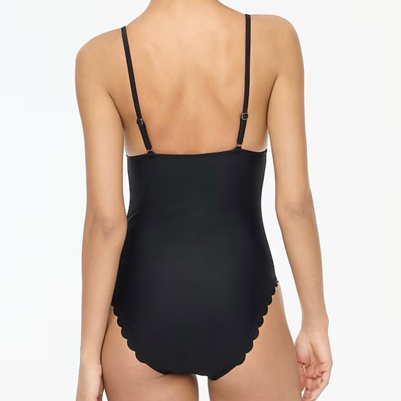 J. Crew scalloped one-piece swimsuit (women’s 2X) (NWT) - Picture 3 of 15